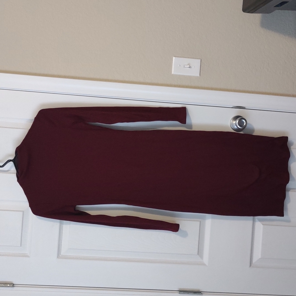 Maroon Sweater dress, size M, Charlotte Russe